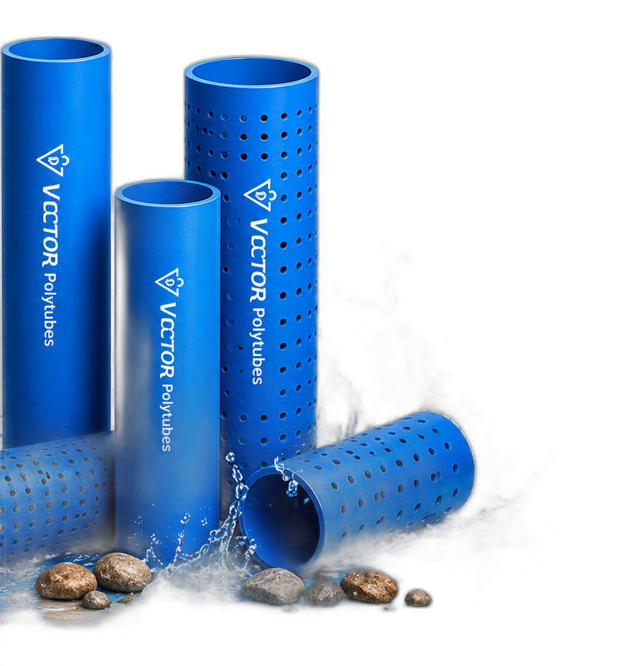 Victor Polytubes PVC borewell pipes