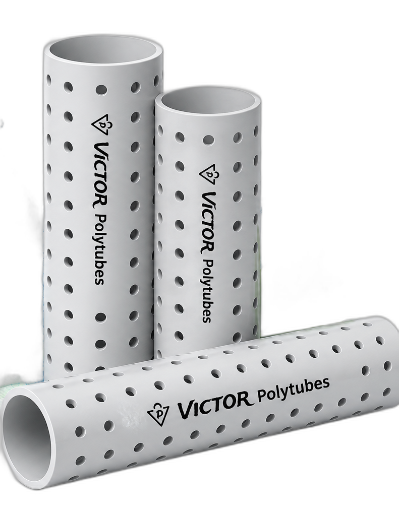 Victor Polytubes PVC filter pipes with slotted design