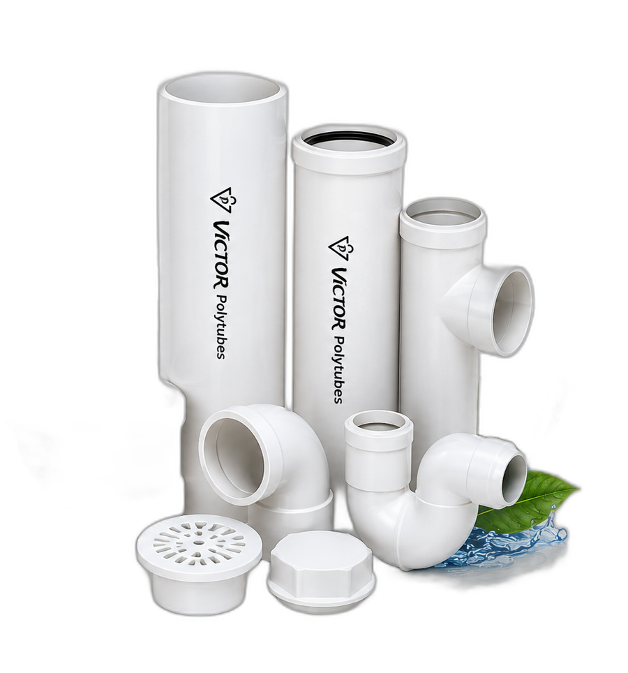 Victor Polytubes PVC sanitary pipes and fittings